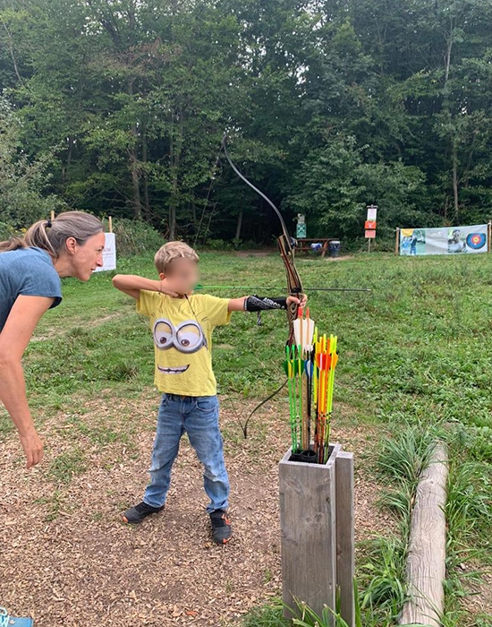 Kindergeburtstag-bogenschießen